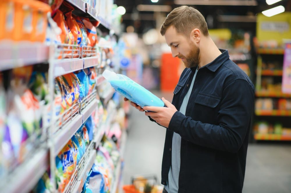 reading product label example
